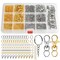 Jump Rings, 968pcs Jewelry Making Supplies, Jump Rings for Jewelry Making, Gold Silver Jump Rings for Charm, Lobster Claw Clasps for Necklace Bracelet Jewelry, Key Chain Rings for Keychain